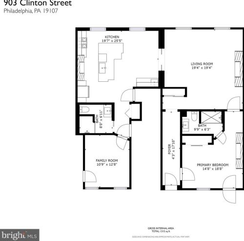 903 Clinton St, Philadelphia PA  19107-6109 exterior