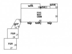 142 Grant Ave, Newton MA  02459-1349 floor plan