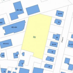 7 Jackson St, Newton MA 02459-2362 plot plan