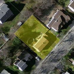 33 Myerson Ln, Newton MA  02459-3508 aerial view