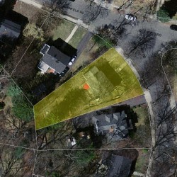 7 Burr Rd, Newton MA  02459-1403 aerial view