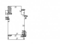 47 Terrace Ave, Newton MA  02461-1426 floor plan