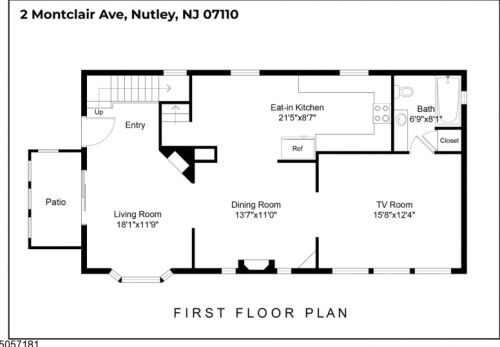 2 Montclair Ave, Nutley NJ  07110-1124 exterior
