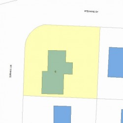 6 Sunhill Ln, Newton MA  02459-2403 plot plan