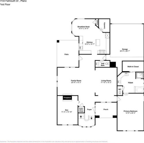 1733 Falmouth Dr, Plano TX  75025-3061 exterior