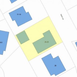23 Troy Ln, Newton MA  02468-1016 plot plan