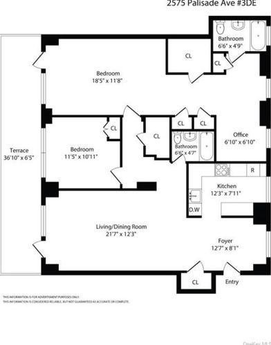 2575 Palisade Ave, Bronx NY  10463-6101 exterior