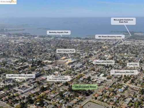 1349 Delaware St, Berkeley CA  94702-1408 exterior