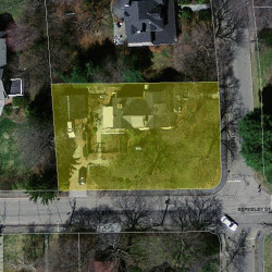 109 Prince St, Newton MA  02465-2632 aerial view