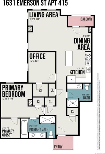 1631 Emerson St, Denver CO  80210-2729 exterior