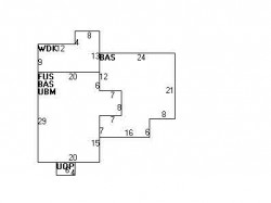 73 Smith Ave, Newton MA  02465-1543 floor plan