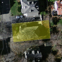 10 Read Ct, Newton MA  02459-1645 aerial view