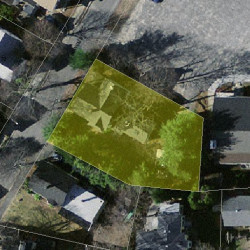 69 Bowen St, Newton MA  02459-1803 aerial view