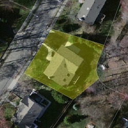 16 Sharpe Rd, Newton MA  02459-3053 aerial view