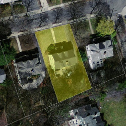 156 Mount Vernon St, Newton MA  02465-2517 aerial view