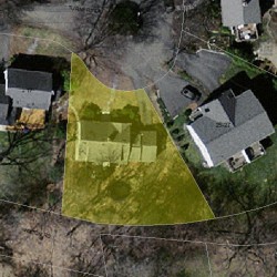 23 Turner Ter, Newton MA  02460-1708 aerial view