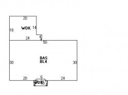 46 Bunker Ln, Newton MA  02465-1727 floor plan