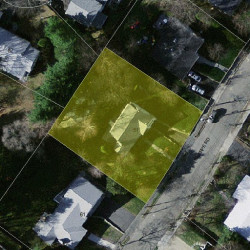 51 Sharpe Rd, Newton MA  02459-3032 aerial view