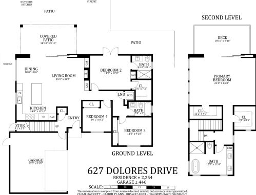 627 Dolores Dr, Santa Barbara CA  93109-1608 exterior