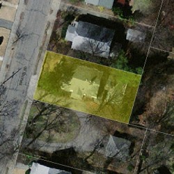 34 Thaxter Rd, Newton MA  02460-1231 aerial view