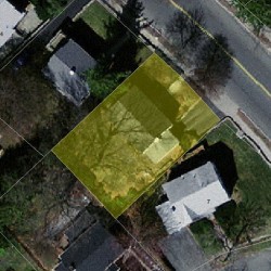 143 Waltham St, Newton MA  02465-1332 aerial view