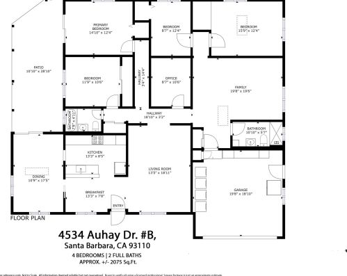 4534 Auhay Dr, Santa Barbara CA  93110-1706 exterior