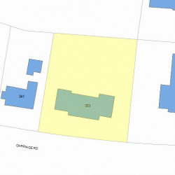 333 Commonwealth Ave, Newton MA 02459 plot plan