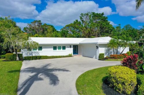 625 Orchid Dr, Naples FL  34102-5012 exterior