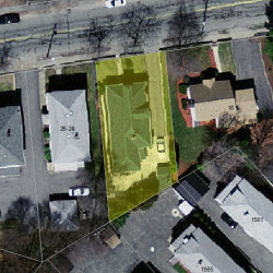 22 Auburn St, Newton MA  02465-2205 aerial view