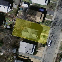 25 Thaxter Rd, Newton MA 02460-1230 aerial view
