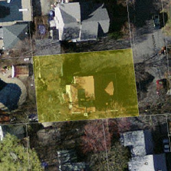 15 Arundel Ter, Newton MA 02458-1601 aerial view