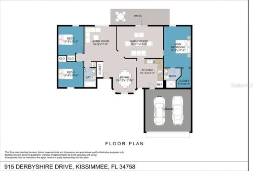 915 Derbyshire Dr, Kissimmee FL 34758-3120 exterior