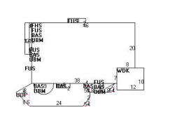 585 Centre St, Newton MA  02458-2300 floor plan