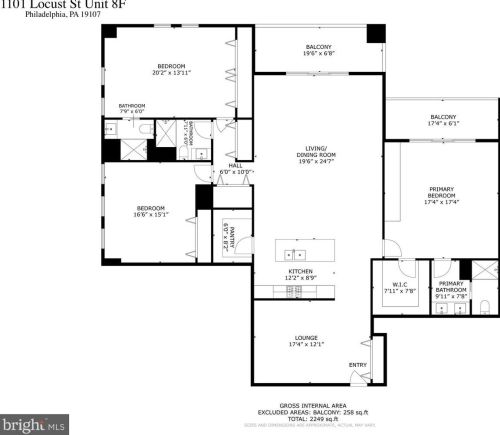 1101 Locust St, Philadelphia PA  19107-5519 exterior