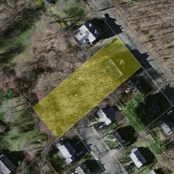 197 Cypress St, Newton MA  02459-2226 aerial view