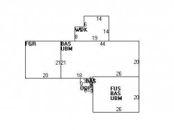 18 Cheney St, Newton MA  02464-1404 floor plan