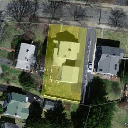 24 Staniford St, Newton MA  02466-1216 aerial view