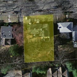 19 Roosevelt Rd, Newton MA 02459-2749 aerial view