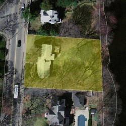 588 Walnut St, Newton MA 02460-2462 aerial view