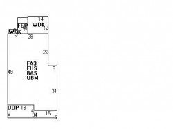 445 Washington St, Newton MA  02458-1537 floor plan