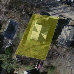 14 Pond Ave, Newton MA  02458-1408 aerial view