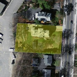139 Winchester St, Newton MA  02461-2129 aerial view