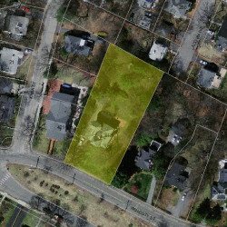 413 Wolcott St, Newton MA  02466-1513 aerial view