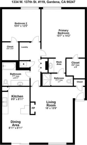 1334 137th St, Gardena CA  90247-2071 exterior