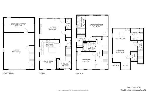 1407 Centre St, Boston MA  exterior