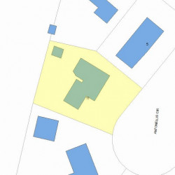 11 Antonellis Cir, Newton MA  02459-3707 plot plan