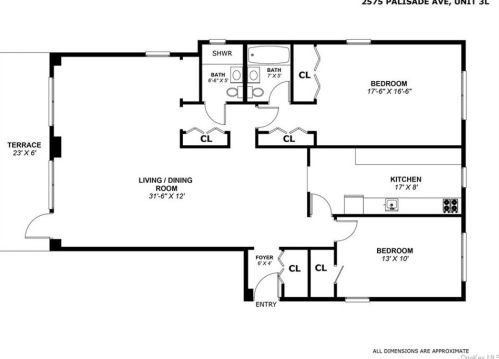 2575 Palisade Ave, Bronx NY  10463-6101 exterior