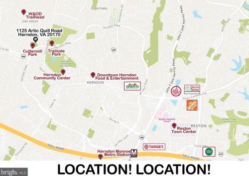 1125 Artic Quill Rd, Herndon VA  20170-3603 exterior