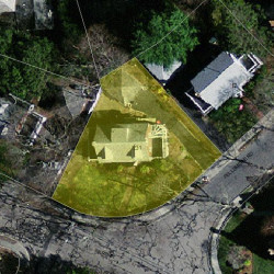 231 Ward St, Newton MA 02459-1332 aerial view