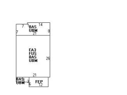 17 Abbott St, Newton MA  02464-1304 floor plan
